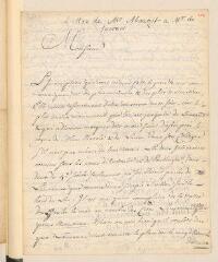 4 vues  - Abauzit, Firmin. Copie d\'une lettres à Saconai (sic). - Genève, 15 avril 1739 (ouvre la visionneuse)