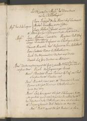 186 vues  - Registre des Assemblées de Messieurs les Directeurs de la Bibliothèque, commençant au 10 octobre 1702, finissant au 30 décembre 1733 (ouvre la visionneuse)