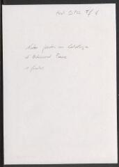 201 vues  - Edouard Favre. \'Catalogue des manuscrits\' de la collection Edouard Favre, remis à la Bibliothèque en 1907. (ouvre la visionneuse)