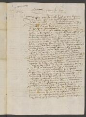 4 vues  - Extrait du registre de Châlons sur la publication de l\'acte de pacification de 1584 (ouvre la visionneuse)