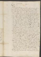 4 vues  - \'Coppye de la lettre escripte au roy par les collonnels des Suisses\'.- Sans lieu, [26 août 1587] en apostille (ouvre la visionneuse)