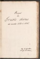 98 vues  - Recueil de traités divers des années 1561 à 1685 (ouvre la visionneuse)