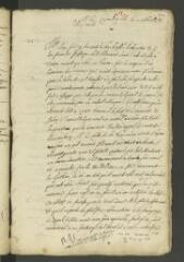 2 vues  - Aubigné, Théodore Agrippa d\'. Lettre \'à M. le Connestable\' [François de Bonne, duc de Lesdiguières].- Sans lieu , 2 avril 1625 (non signée) (ouvre la visionneuse)