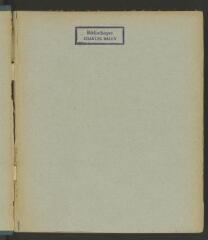 380 vues  - F. de Saussure. Linguistique grecque : dialectologie grecque, dialecte homérique. Textes lituaniens (ouvre la visionneuse)