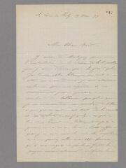 4 vues  - Courbet, Gustave. Lettre autographe signée à Auguste Baud-Bovy. - La Tour de Peilz, 29 mai 1877 (ouvre la visionneuse)