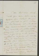 4 vues  - Bovy-Lysberg, Charles. Lettre autographe signée à Marc-Louis Bovy. - Genève, 9 septembre 1852 (ouvre la visionneuse)