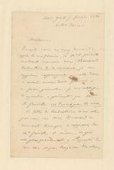 4 vues  - Durand-Greville, E[mile]. Lettre autographe signée à Adèle Roch. - New York, 9 février 1886 (ouvre la visionneuse)