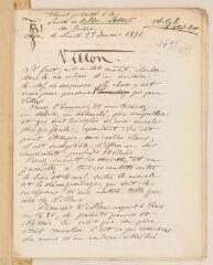 16 vues  - Egli, Alexandre. Critique littéraire sur François Villon. - 1871 - 1873 (ouvre la visionneuse)