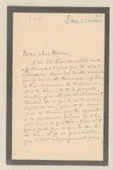 22 vues  - Saussure, Ferdinand de. 9 lettres et cartes autographes signées à Max van Berchem. - Genève, Vufflens (Vaud), 3 avril [1905] - 17 décembre 1910 et sans lieu ni date (ouvre la visionneuse)