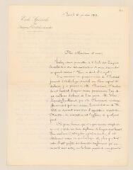 32 vues  - Boyer, Paul. 9 lettres autographes et non autographes signées à Max van Berchem. - Paris, 16 janvier 1909 - 19 juillet 1920 (ouvre la visionneuse)