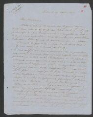 8 vues  - Brot, Charles-François. Lettre autographe signée à Monsieur [Horace] Landau. - Milan, 18 octobre 1866 (ouvre la visionneuse)
