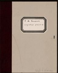 426 vues  - Saussure, Ferdinand de. Linguistique générale I. Notes prises par Albert Sechehaye (ouvre la visionneuse)