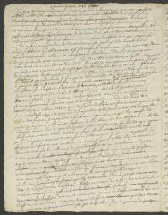 6 vues  - Cramer, Gabriel. Minutes de 2 lettres à Madame du R[umain]. - Sans lieu, août 1748 - août 1750 (ouvre la visionneuse)