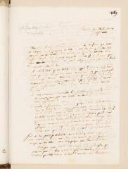 6 vues  - Eynard, Jean-Gabriel. Copie de 3 lettres autographes signées à J. Soutzo.- Beaulieu, 10 septembre - 3 novembre 1843 (ouvre la visionneuse)