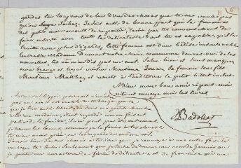 68 vues  - Badollet, J.-L. 14 lettres autographes signées à Etienne Dumont. - 1780 - 1790 (ouvre la visionneuse)