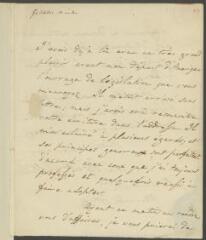 4 vues  - Gallatin, Albert. Lettre autographe signée à Etienne Dumont. - [Londres], 13 avril [1814] (ouvre la visionneuse)