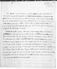 4 vues  - Dumont, Etienne. Brouillon de lettre autographe non signée à Thomas R. Malthus. - Sans lieu, [1803 ?] (ouvre la visionneuse)