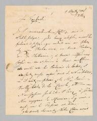 6 vues  - Nakwaski, Henri. 3 lettres autographes signées à James Fazy. - Villars, Lancy, 1er août 1838 - 1er août 1851 (ouvre la visionneuse)