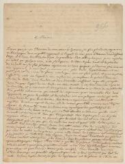 36 vues  - Exchaquet, C. 6 lettres autographes signées à Henri-Albert Gosse. - Servoz, 28 juillet 1787 - 4 juillet 1791 (Annexes : 6 brouillons de réponse) (ouvre la visionneuse)