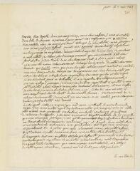 38 vues  - Lalande, Joseph Jérôme de. 14 lettres autographes signées à Georges-Louis Le Sage (fils).- 1763-1769 (ouvre la visionneuse)