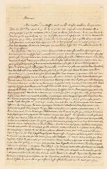 4 vues  - Chauvet, David. Lettre autographe signée à Jean-Etienne Liotard (fils). - Kensington, 8 octobre 1787 (avec cachet) (ouvre la visionneuse)