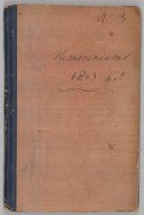 150 vues  - Journal d\'Alexandre Marcet, \'Memorandums, 1803.4.5, no 3\' (ouvre la visionneuse)