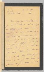 6 vues  - Pica, Vittorio. Lettre autographe signée à [Paul Verlaine]. - Napoli, 18 octobre 1888 (ouvre la visionneuse)
