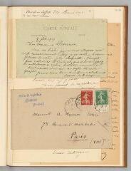 10 vues  - Delahaye, Ernest. 3 lettres autographes signées à Charles Meunier. - Sans lieu, 8 février au 1er avril 1919. (Avec enveloppe) (ouvre la visionneuse)