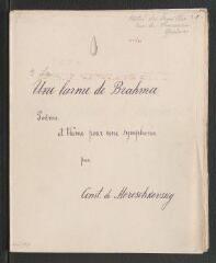 144 vues  - Texte autographe en français. Avril 1919 (ouvre la visionneuse)