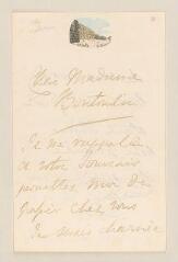 16 vues  - Bury, Charlotte Maria. 4 lettres autographes signées à la comtesse Boutourline. - Florence, 27 juillet-26 septembre 1845. (Français et anglais) (ouvre la visionneuse)