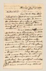 4 vues  - Bankhead, [Charles ?]. Lettre autographe signée à un lord. - Florence, 15 janvier 1843. (Anglais) (ouvre la visionneuse)