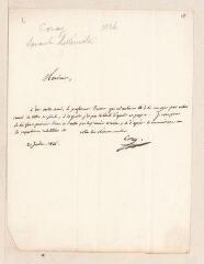 4 vues  - Coray. Lettre autographe signée à Benjamin Delessert. - Sans lieu, 20 juillet 1826 (ouvre la visionneuse)