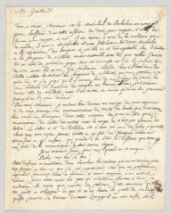 4 vues  - Gaillard, Gabriel-Henri. Lettre autographe signée à Voltaire.- [Paris], 18 février [1771] (ouvre la visionneuse)