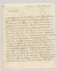4 vues  - Lekain, Henri-Louis Caïn, dit. Lettre autographe signée à Charles-Augustin de Ferriol, comte d’Argental.- Ferney, 2 août 1776 (ouvre la visionneuse)