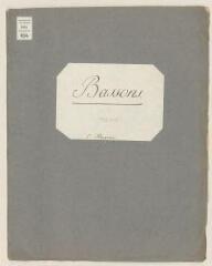 26 vues  - Boissier, Caroline, née Butini. [Diverses compositions pour bassons ou partitions pour bassons] (ouvre la visionneuse)