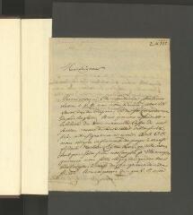 4 vues  - Cramer, Gabriel et Philibert. Lettre à Monseigneur. - Genève, 25 mai 1748 (ouvre la visionneuse)