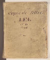 344 vues  - Copie de lettres de Jean-Frédéric Leschot, volume 4 (ouvre la visionneuse)