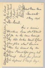 92 vues  - Mac Gregor, William. 26 lettres autographes signées à [Edouard] Naville. - Prestatyn; [London] W.; Tamworth, 5 mai 1896-27 novembre 1924 (ouvre la visionneuse)