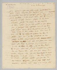 4 vues  - Mounier, Jean-Joseph. Lettre autographe non signée à Pierre Picot. - Berne, 6 mars 1795. (Avec cachet) (ouvre la visionneuse)