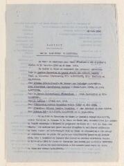 4 vues  - \'Rapport sur le 1er Cours de Moniteurs écrit par André Oltramare\'. Copie de texte dactylographiée signé. - Genève, 25 mars 1945 (ouvre la visionneuse)