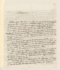 16 vues  - Fellenberg, Emmanuel de. 4 lettres autographes signées à Madame Adelaïde-Sara Pictet-de Rochemont au sujet des études de son fils. - Hofwil, 25 avril 1814 - 12 août 1816 (ouvre la visionneuse)