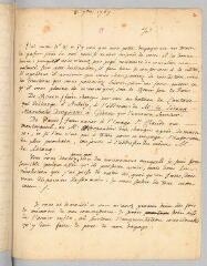 4 vues  - Rousseau, Jean-Jacques. Lettre autographe non signée à François Coindet.- 8 septembre 1767. (ouvre la visionneuse)