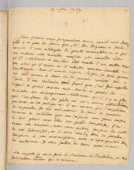 4 vues  - Rousseau, Jean-Jacques. Lettre autographe non signée à François Coindet.- 12 novembre 1767. (ouvre la visionneuse)