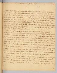 4 vues  - Rousseau, Jean-Jacques. Lettre autographe non signée à François Coindet.- 21 décembre 1767. (ouvre la visionneuse)