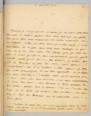 4 vues  - Rousseau, Jean-Jacques. Lettre autographe non signée à François Coindet.- 6 janvier 1768. (ouvre la visionneuse)