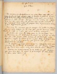 4 vues  - Rousseau, Jean-Jacques. Lettre autographe non signée à François Coindet.- 27 février 1768. (ouvre la visionneuse)
