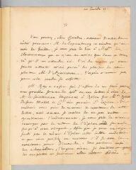 4 vues  - Rousseau, Jean-Jacques. Lettre autographe non signée à François Coindet.- 11 juni 1759. (ouvre la visionneuse)