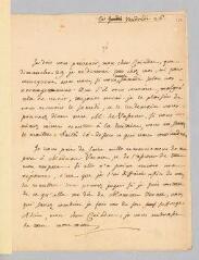 4 vues  - Rousseau, Jean-Jacques. Lettre autographe non signée à François Coindet.- 27 ocobre 1758. (ouvre la visionneuse)