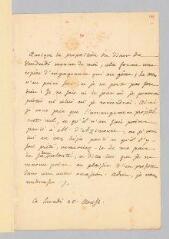 4 vues  - Rousseau, Jean-Jacques. Lettre autographe non signée à François Coindet.- 25 août 1760. (ouvre la visionneuse)