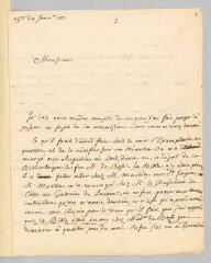 4 vues  - Rousseau, Jean-Jacques. Lettre autographe signée à Ami Lullin.- 18 janvier 1755. (ouvre la visionneuse)